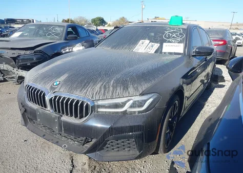 2021 BMW 530E из США, поврежденный, VIN WBA13AG02MCF53616